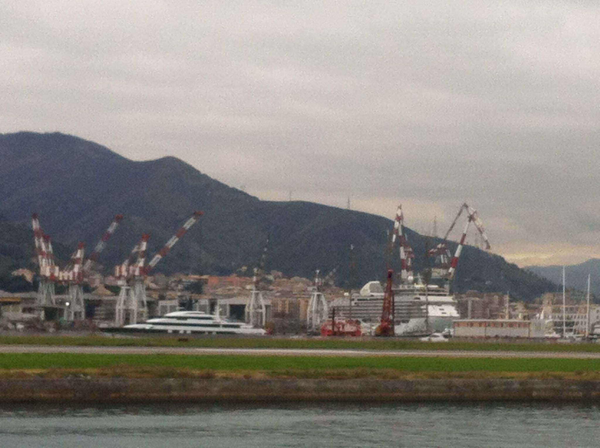 Fincantieri dal mare