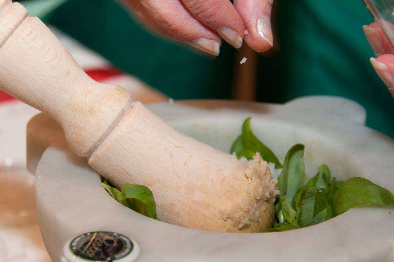 Pesto al mortaio