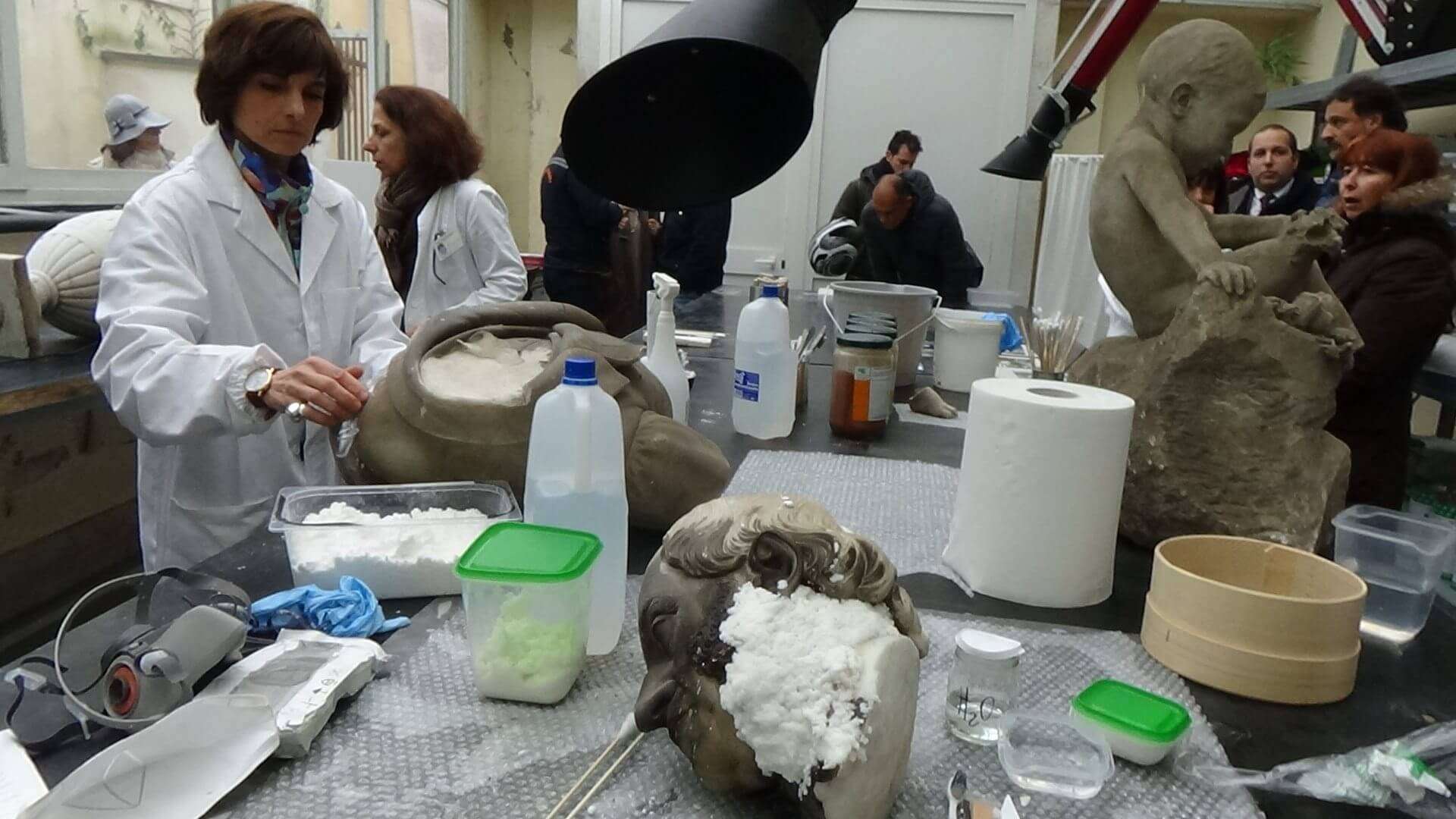 Restauro, la fabbrica di Staglieno
