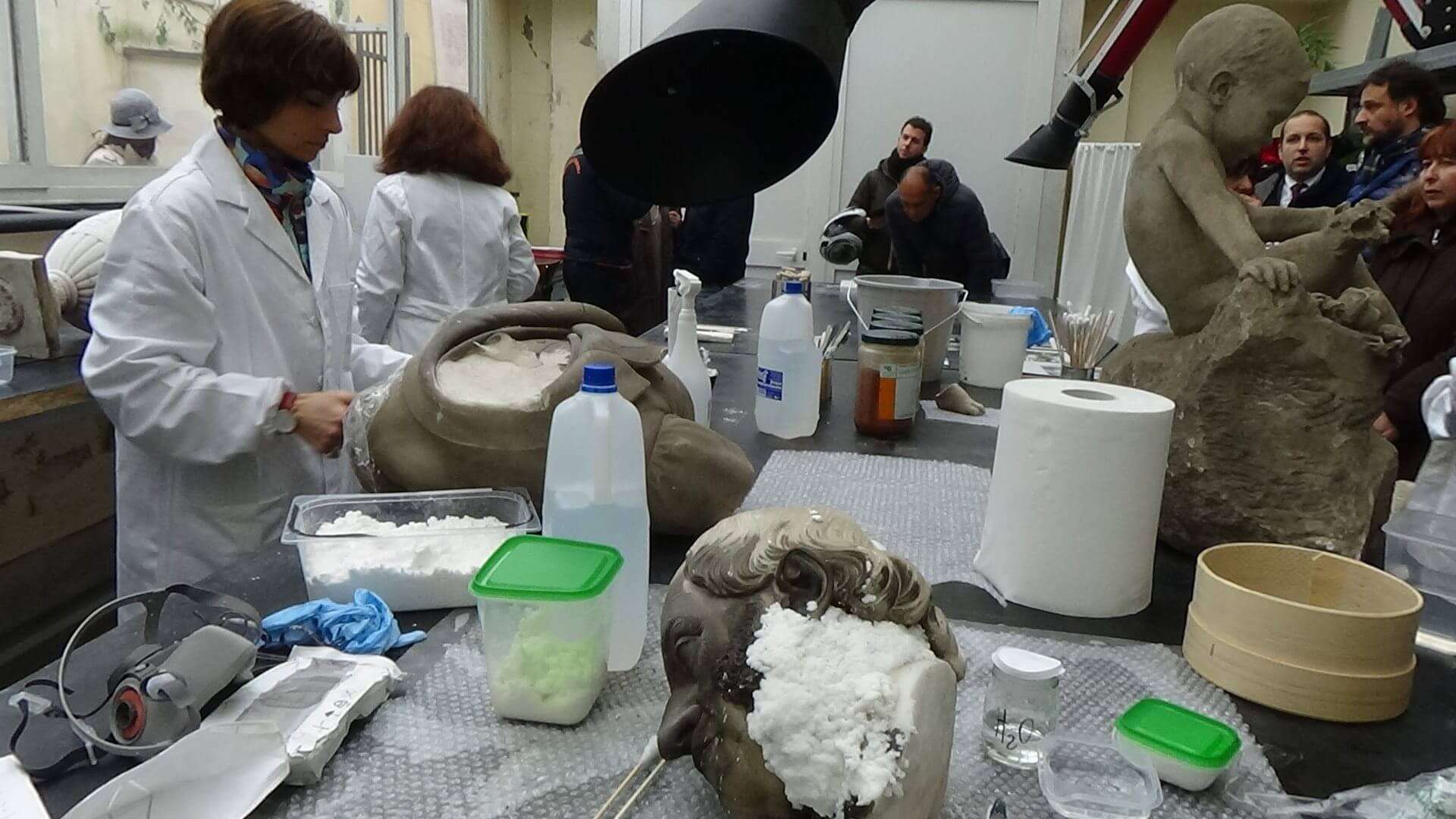 Restauro, la fabbrica di Staglieno
