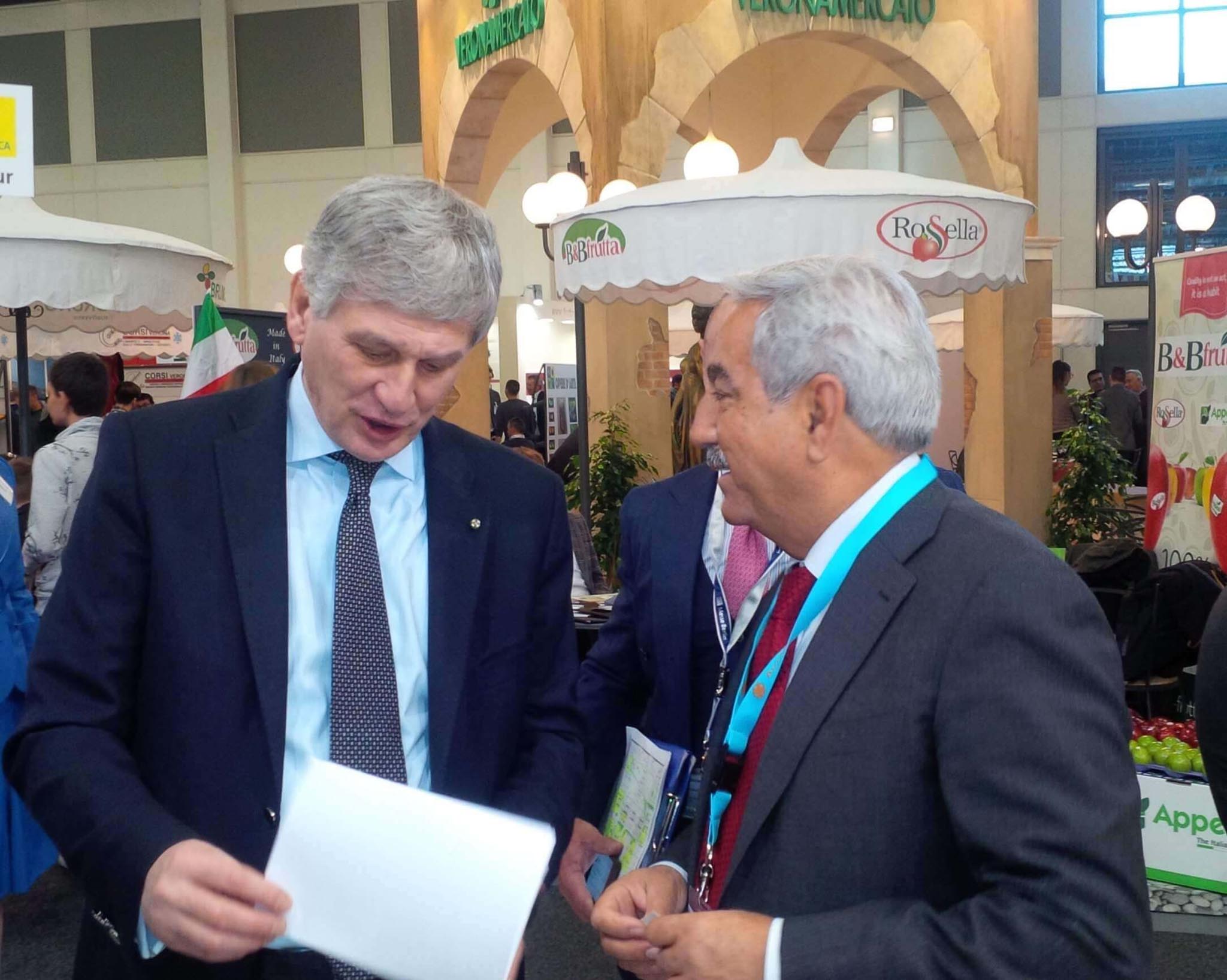 Fruit Logistica Berlino con ambasciatore