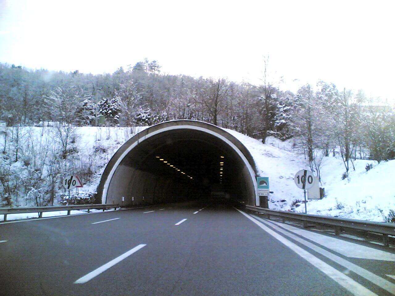 autostrada neve
