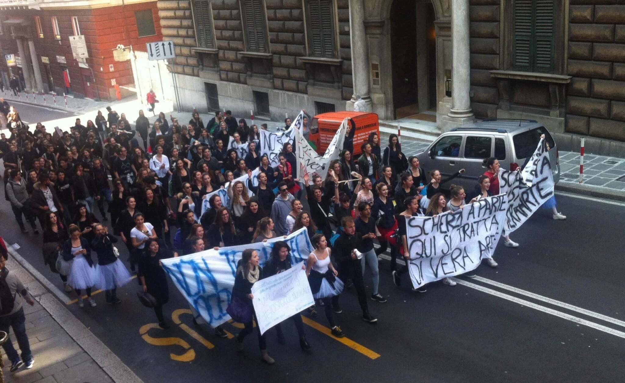 studenti manifestazione