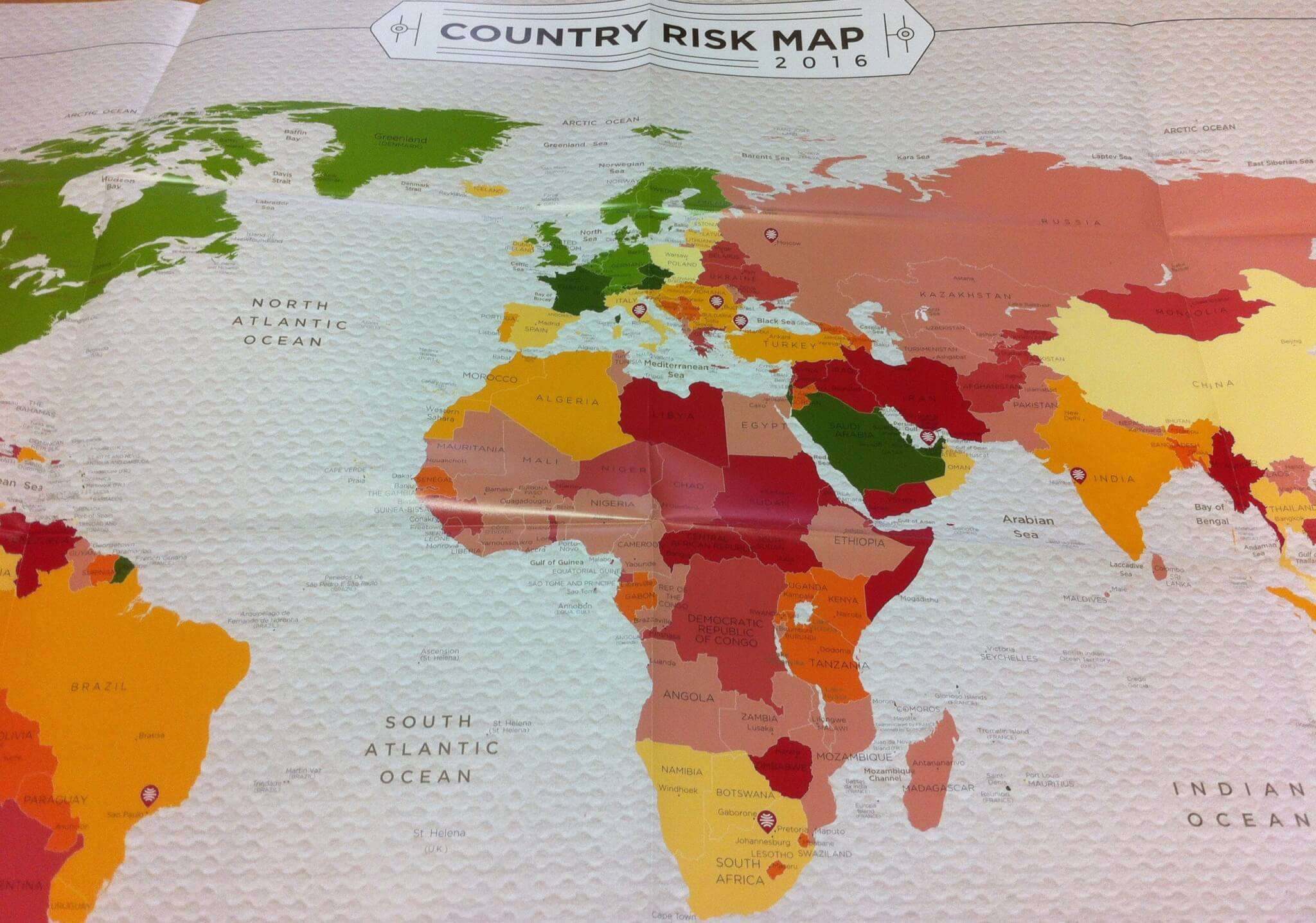 mappa rischio paese