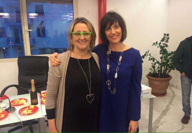 Federica Pecunia con Raffaella Paita