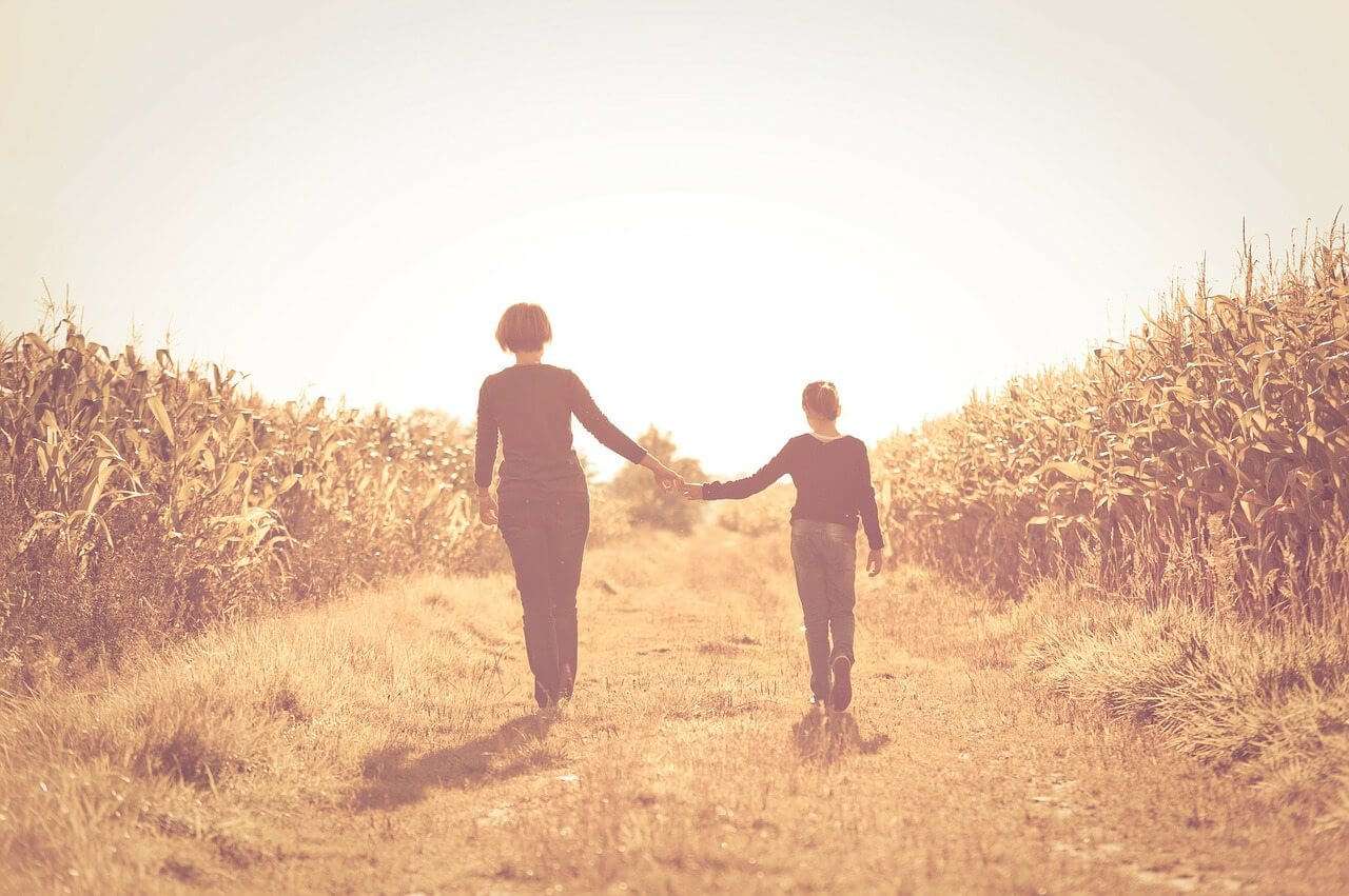madre e figlia, mamma