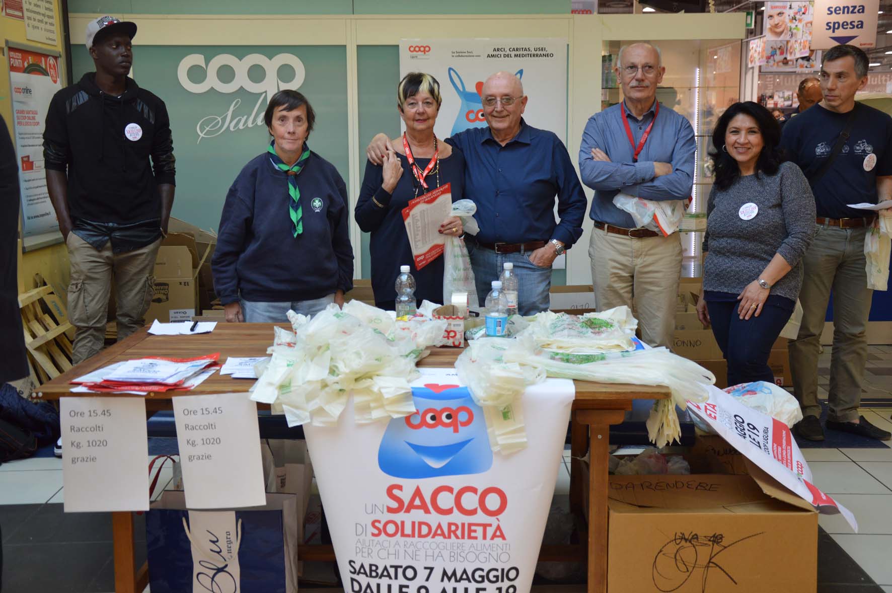 coop liguria raccolta alimentare