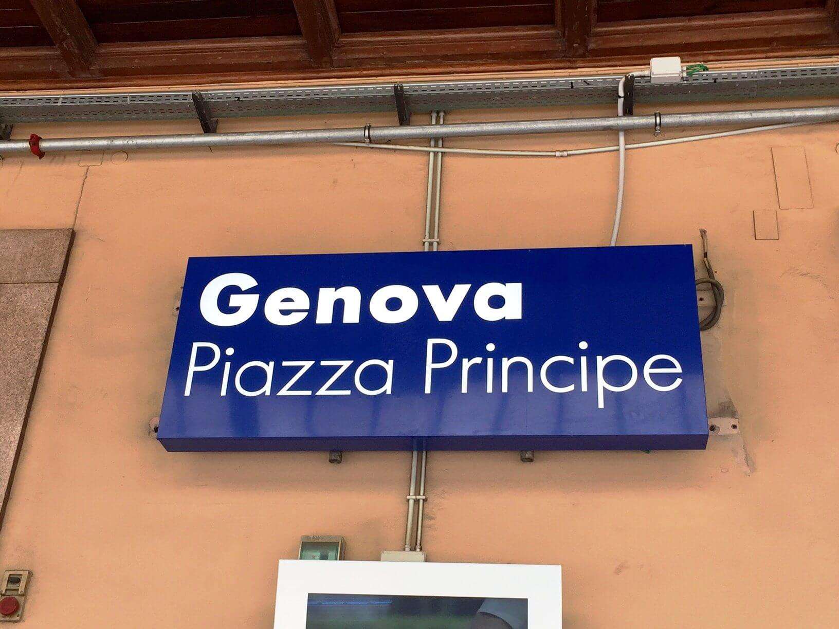 genova piazza principe treni stazione