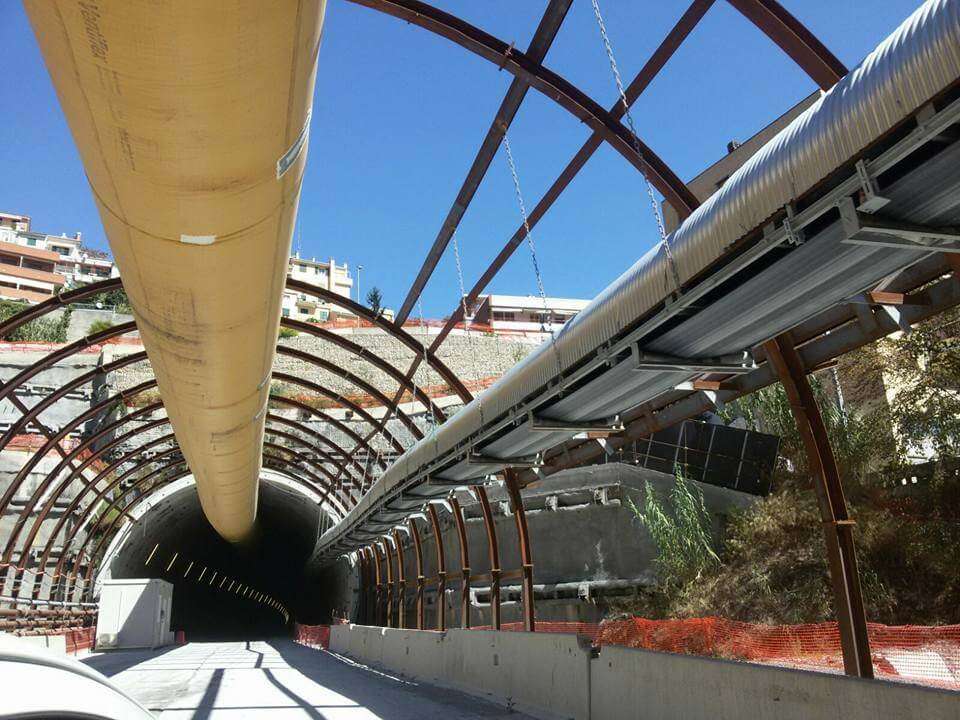 galleria, lavori, opere, infrastrutture