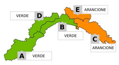 Allerta arancio verde