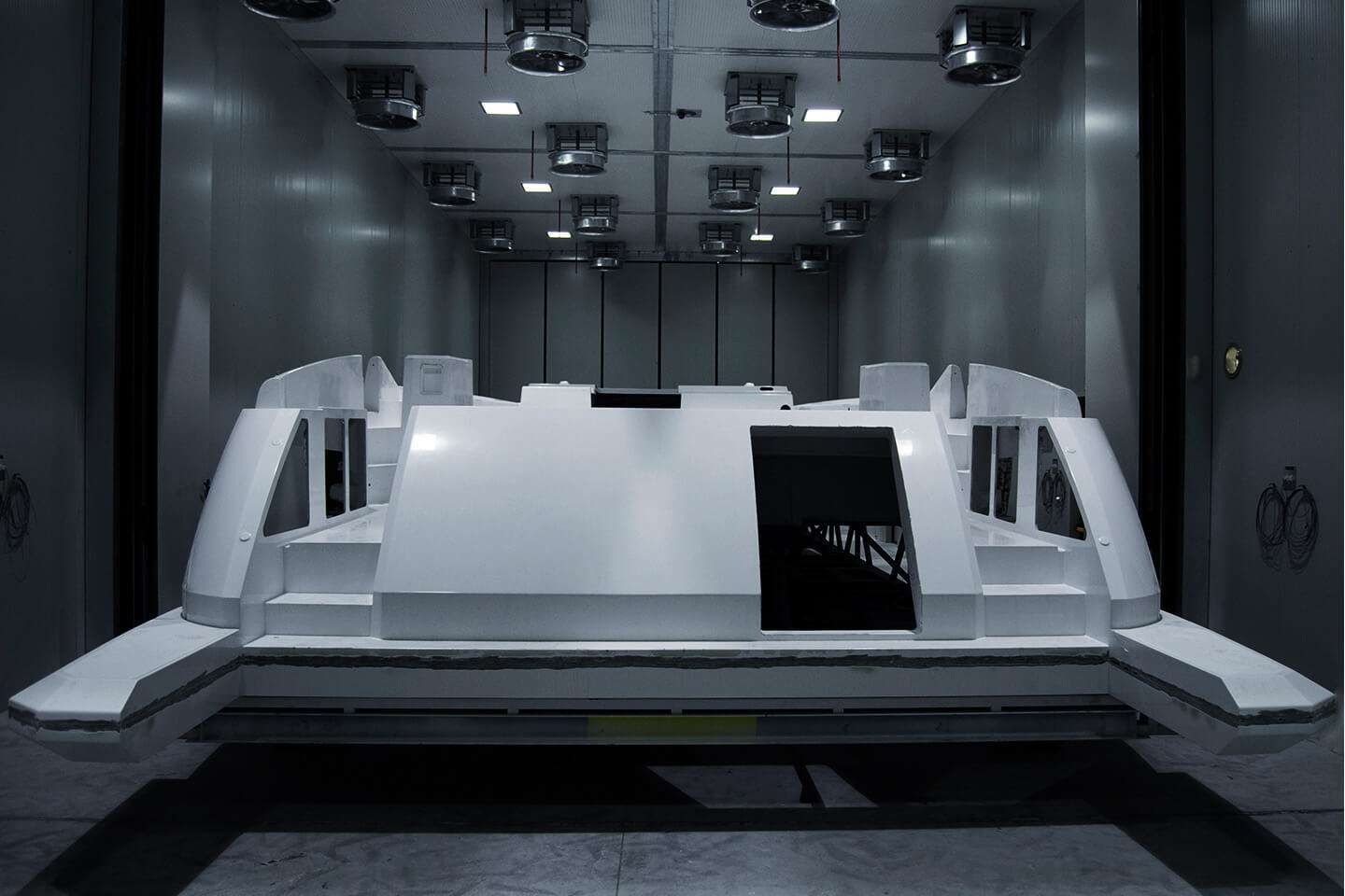Azimut Yachts’s furnace for post curing