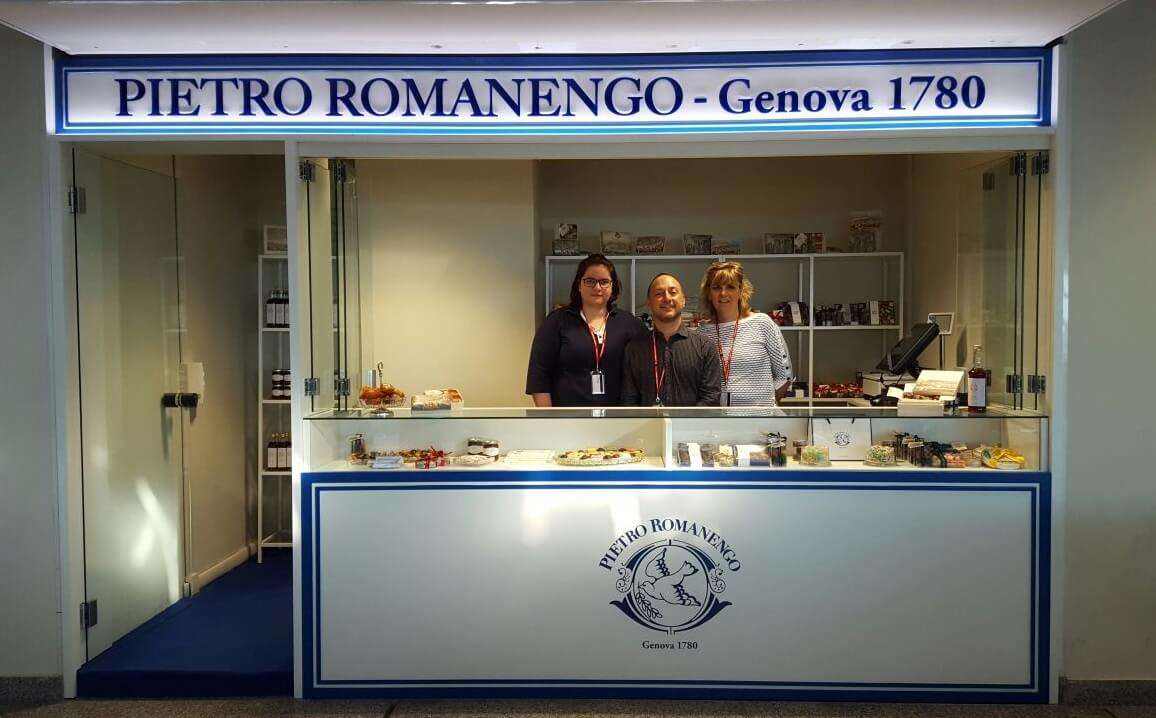 Il point Romanengo in aeroporto