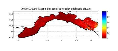 Mappa bagnamento suolo ligure