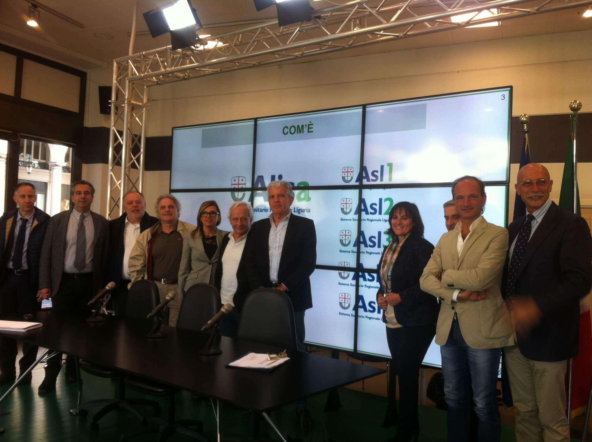 Foto di gruppo viale direttori generali locatelli