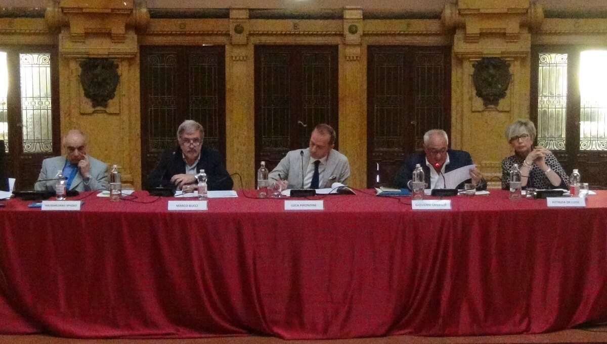 da sx SPIGNO, BUCCI, PIRONDINI, CRIVELLO, DE LUISE