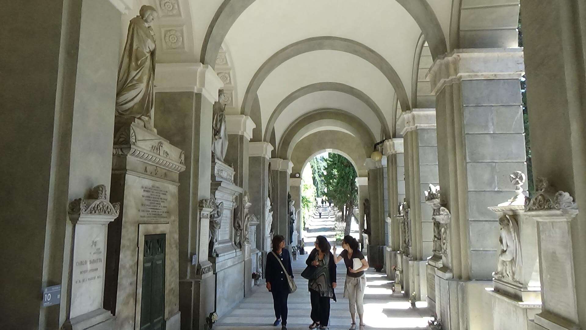 Cimitero di Staglieno, porticato
