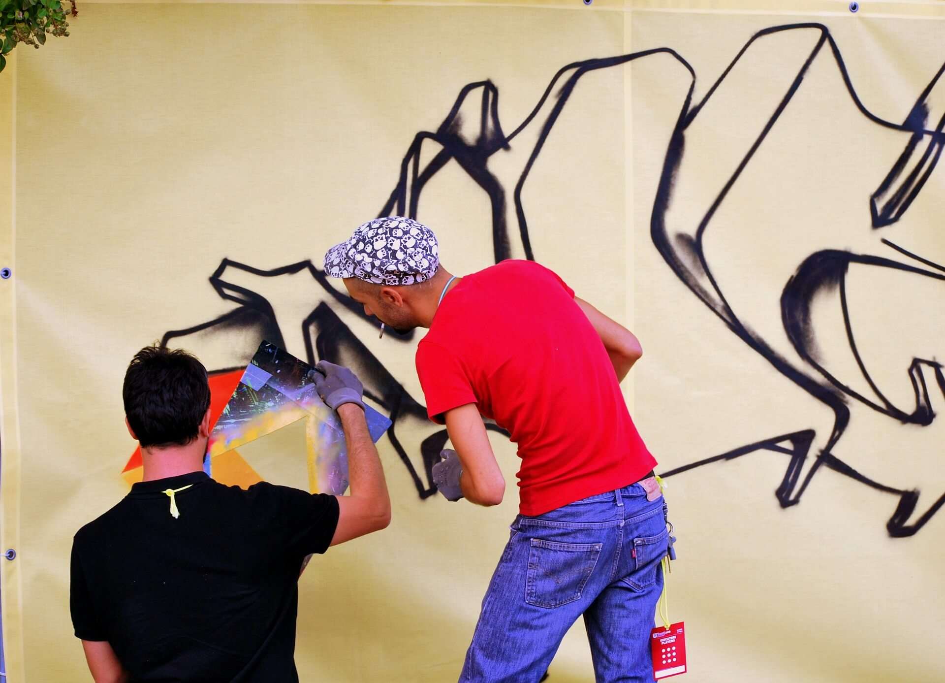 street art, spray, writer