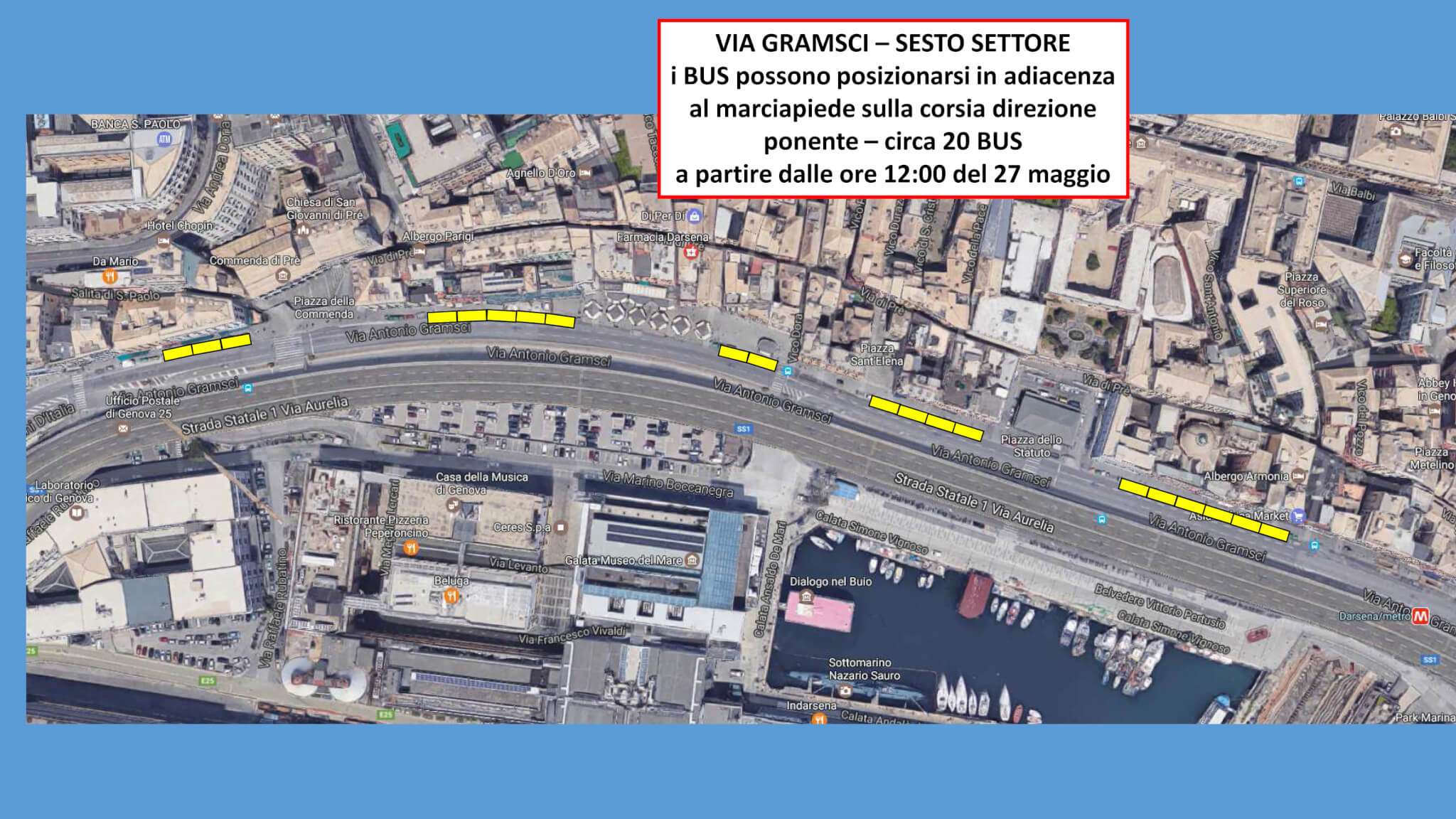 via Gramsci sesto settore