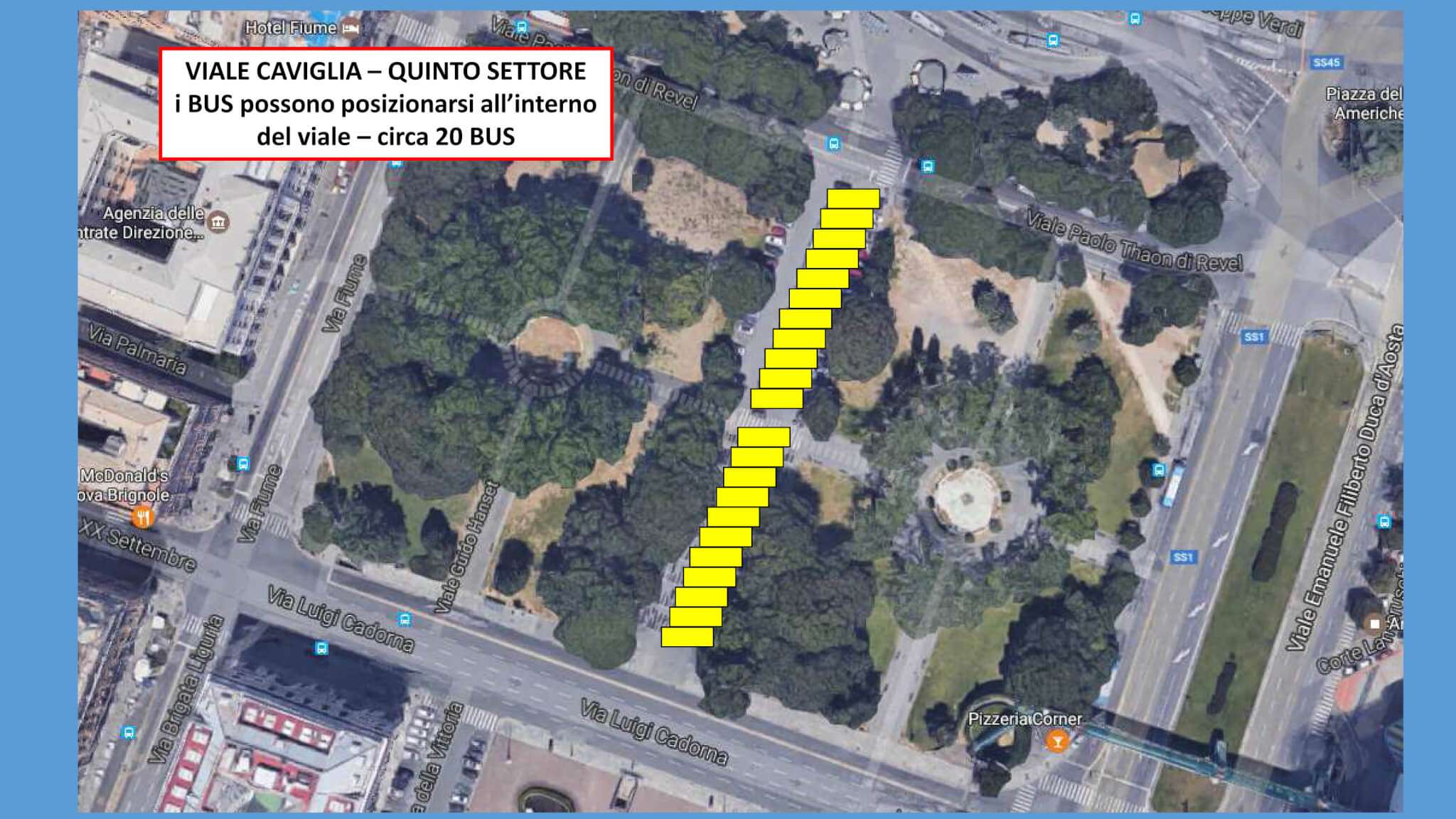 viale Caviglia quinto settore