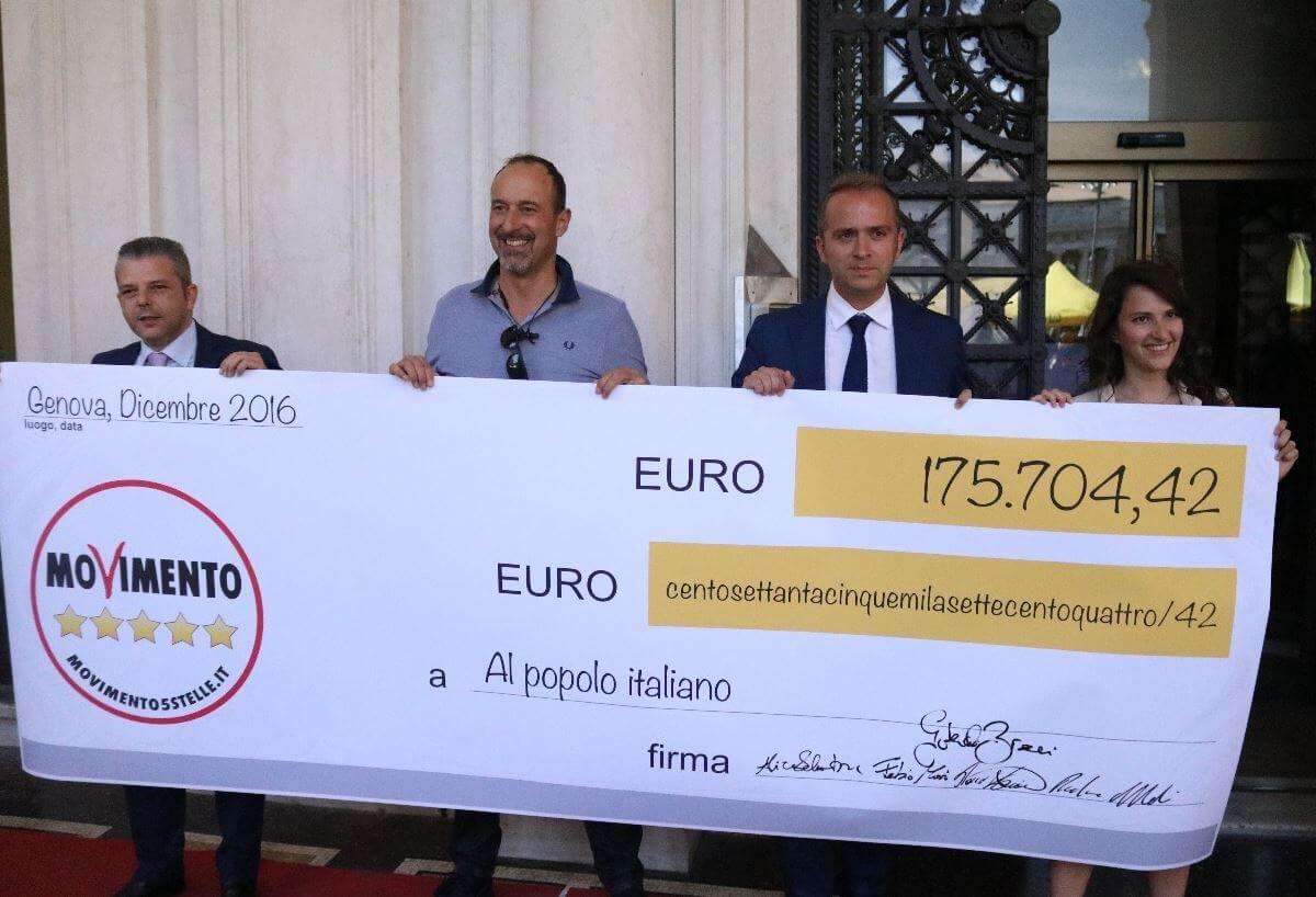 RESTITUTION DAY – da sin. a destra Fabio Tosi, Andrea Boccaccio, Luca Pirondini e Alice Salvatore