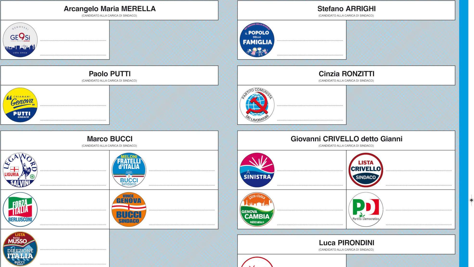 fac simile interno scheda elettorale