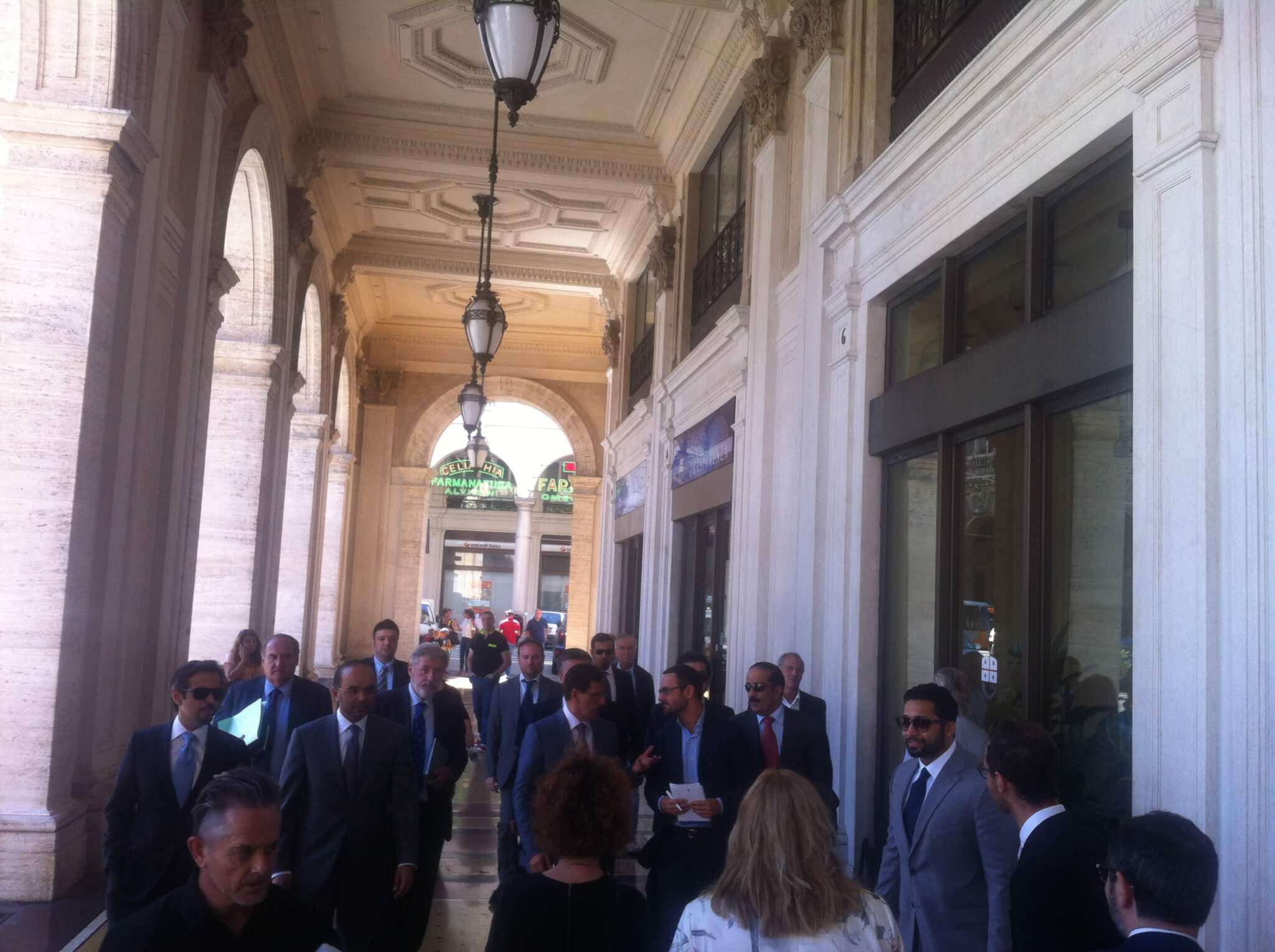 delegazione emiri in regione liguria
