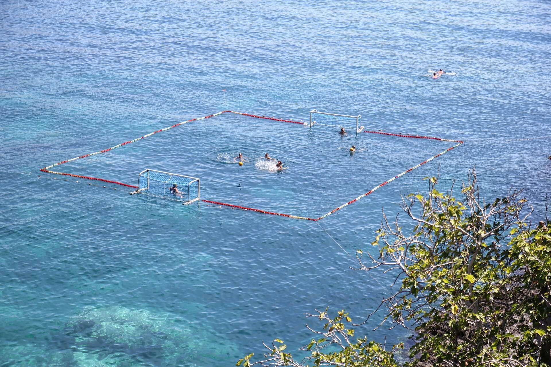 pallanuoto in mare