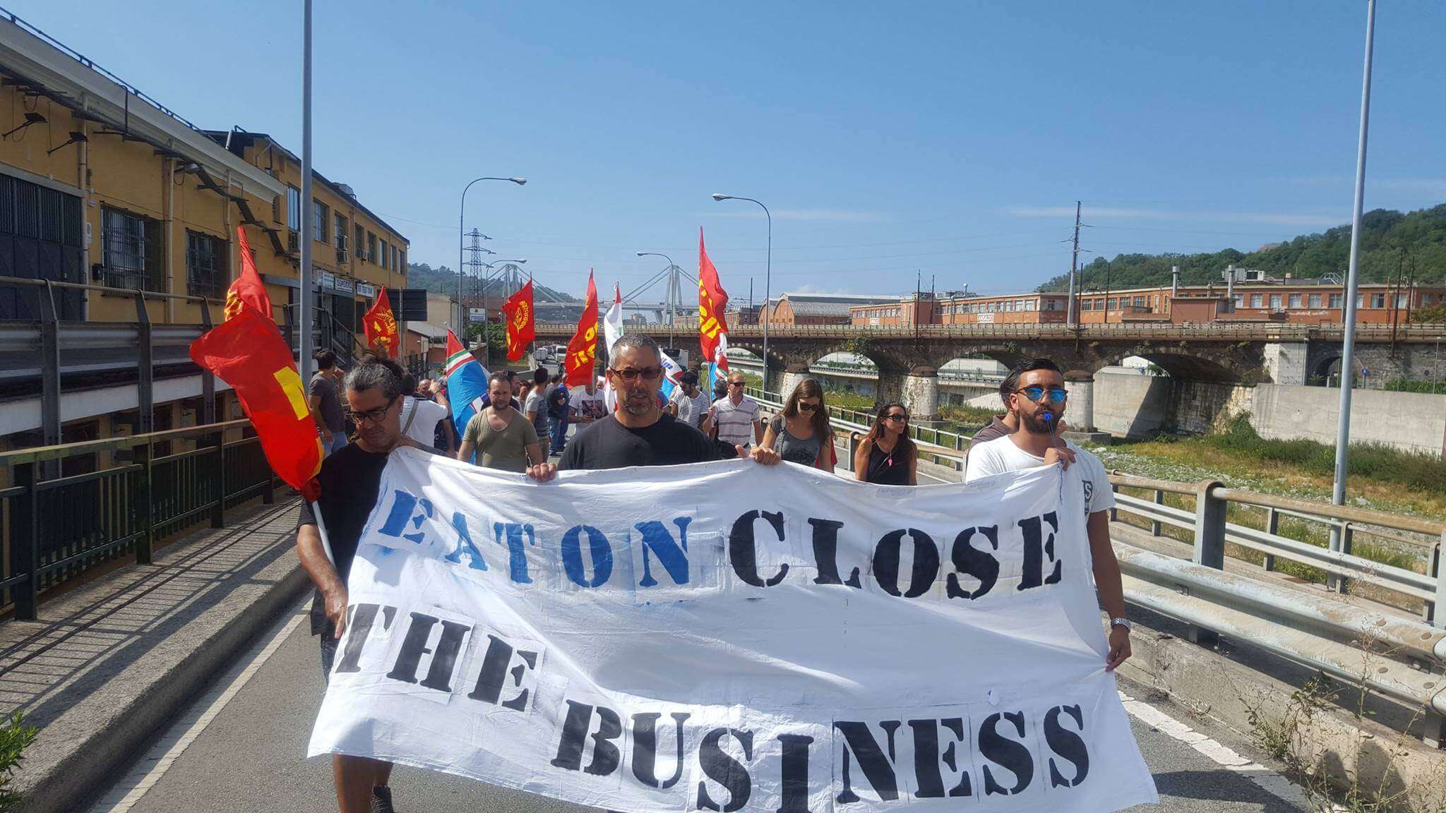 sciopero, corteo Gitiesse