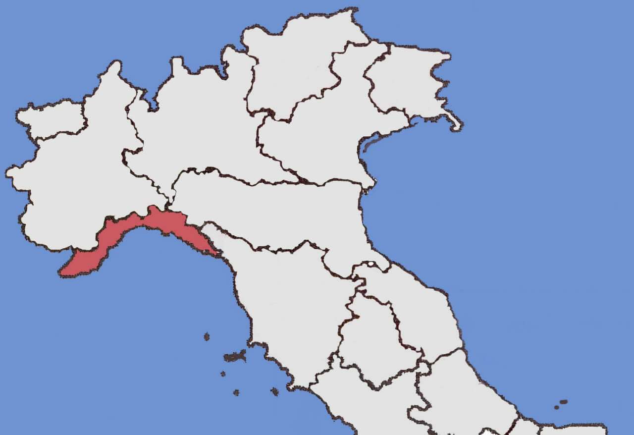 cartina liguria