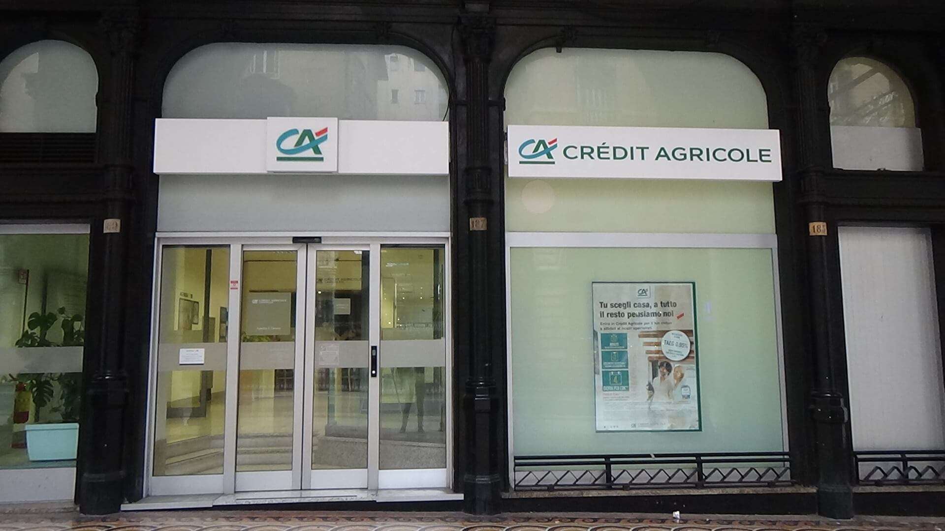 Carispezia Credit Agricole sede Genova