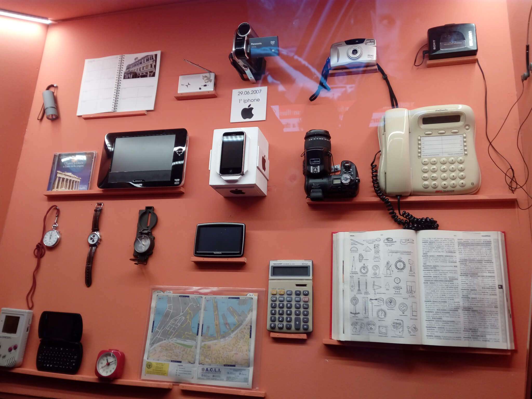 vecchi strumenti tecnologici, mostra giglio group