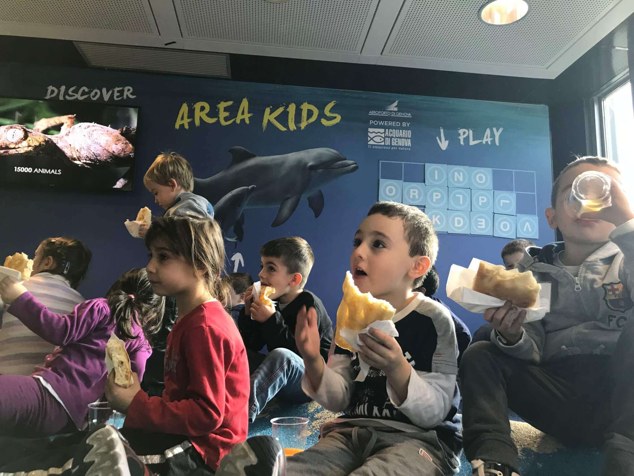 kids area aeroporto genova