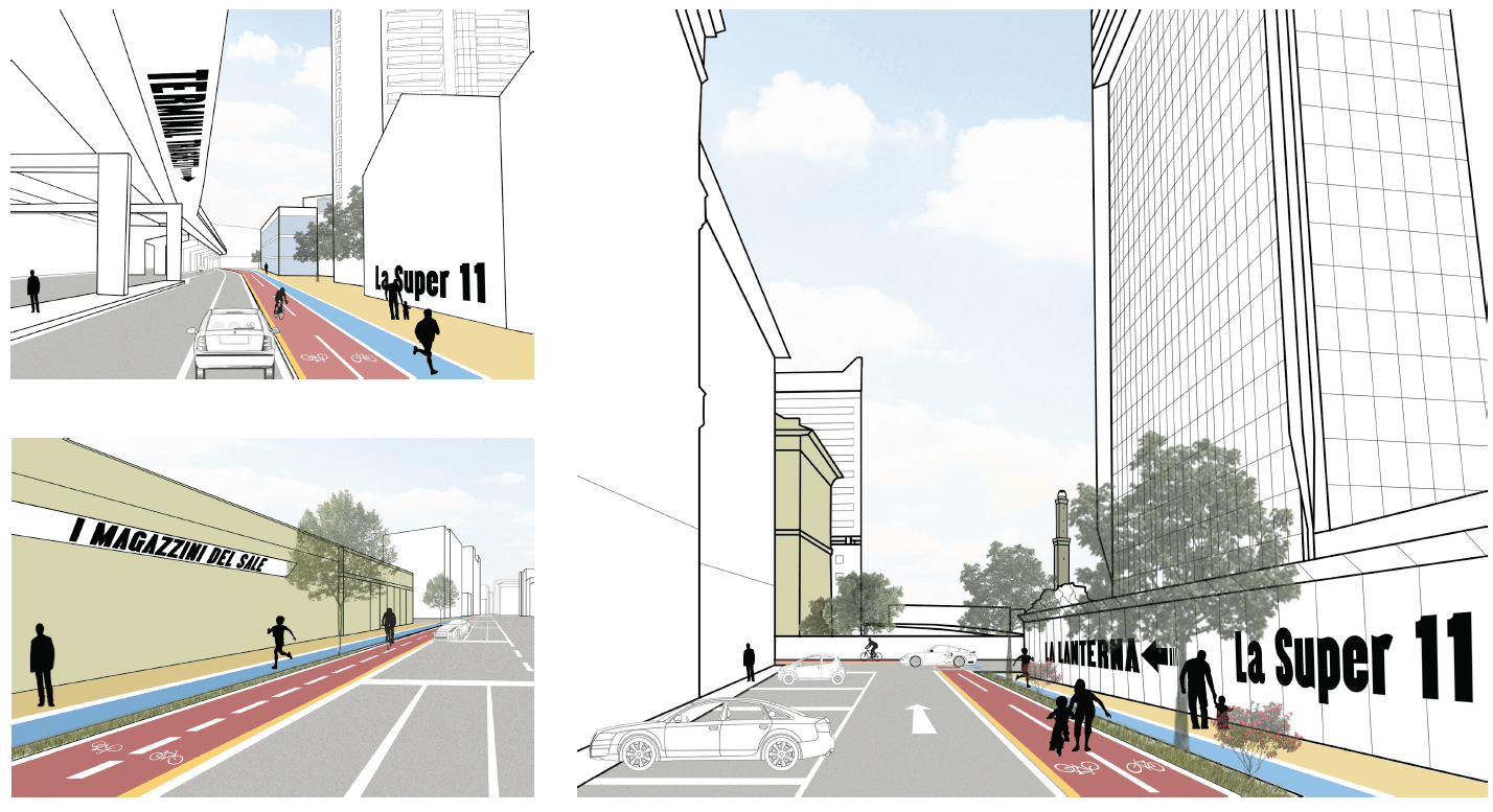 Progetti di pista ciclabile, dalla Fiumara al Wtc