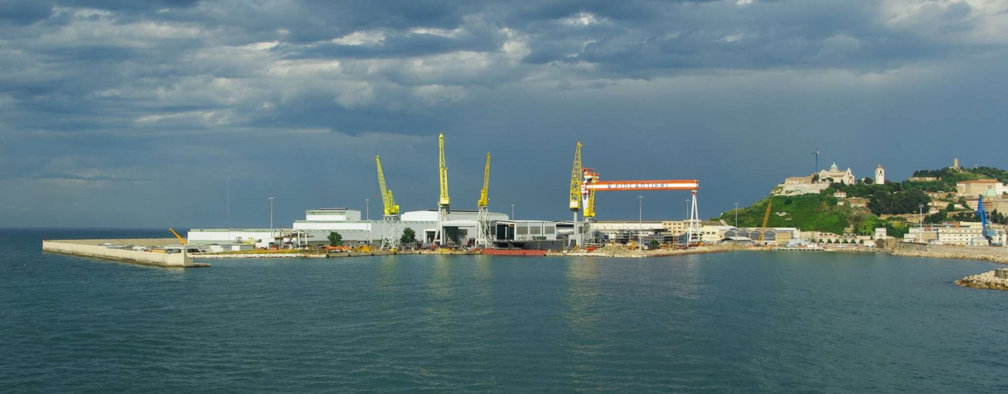 Urlaub 2009 Hinreise auf dem Schiff