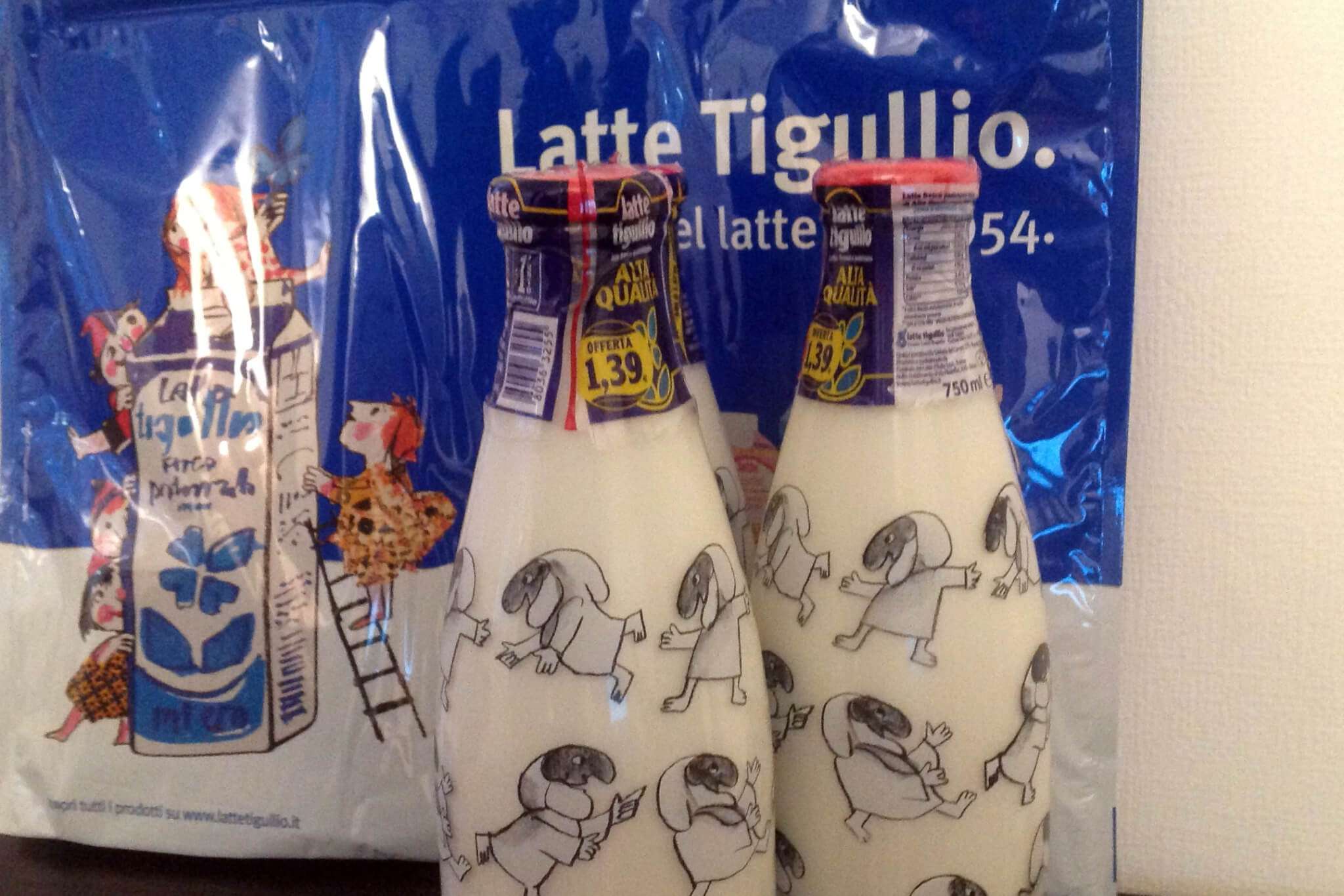 Latte Tigullio con Luzzati