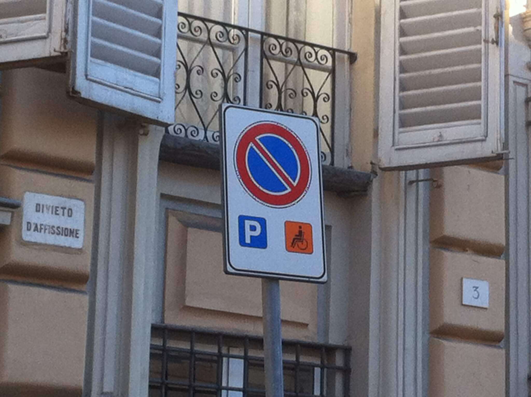 parcheggio disabili