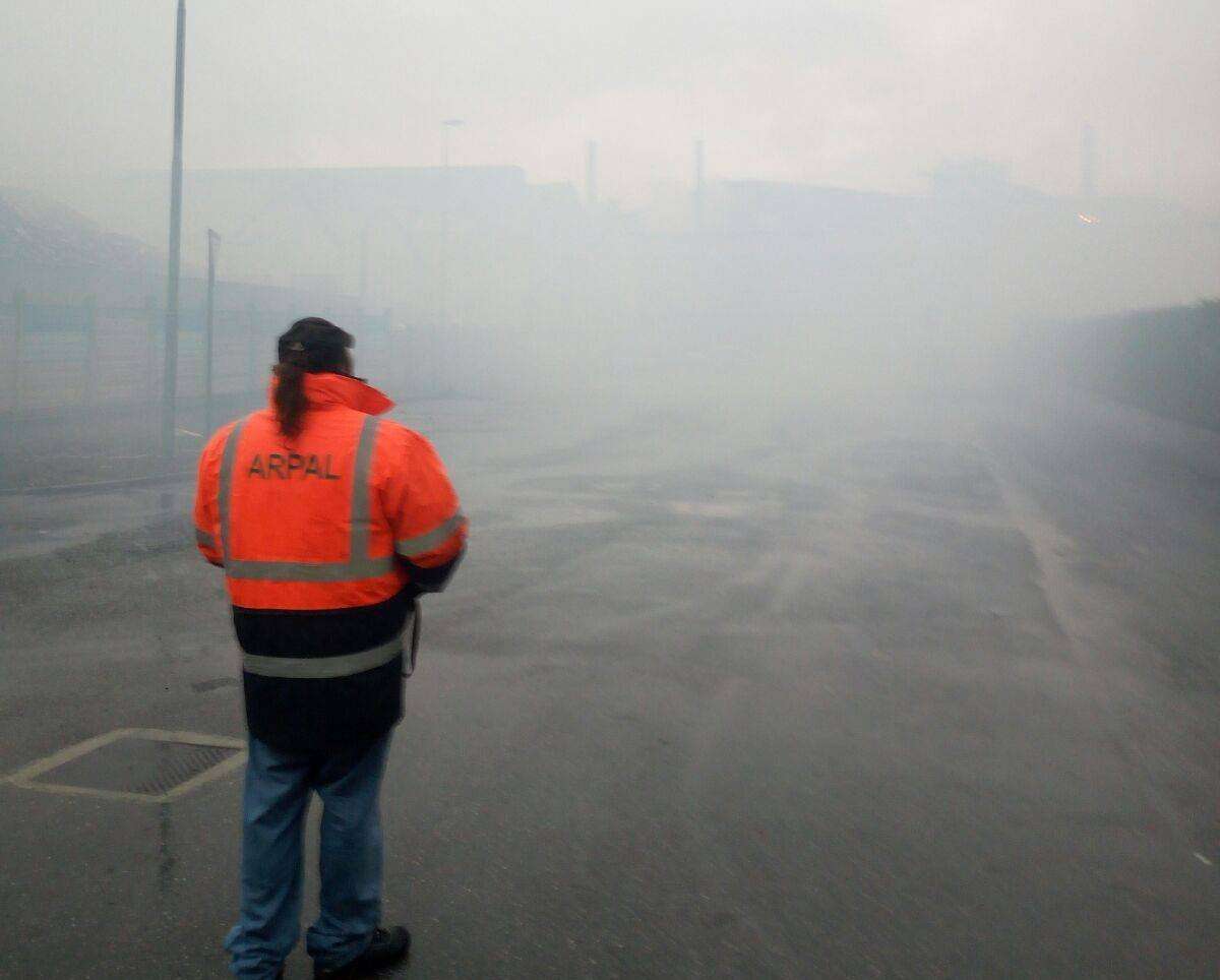incendio Fg Riciclaggi Arpal