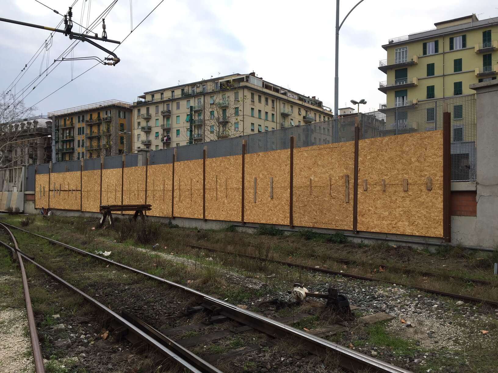 Barriera fonoassorbente 2 inizio lavori