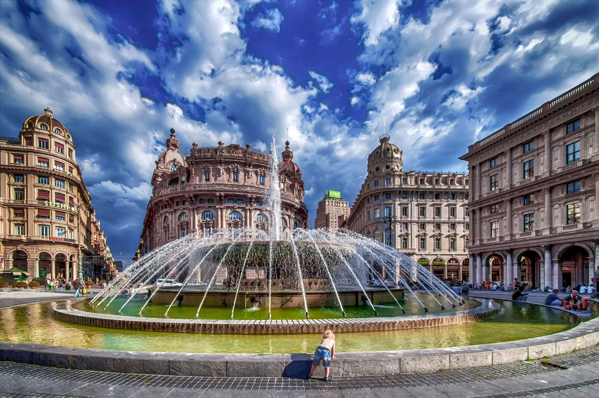 Genova piazza De Ferrari