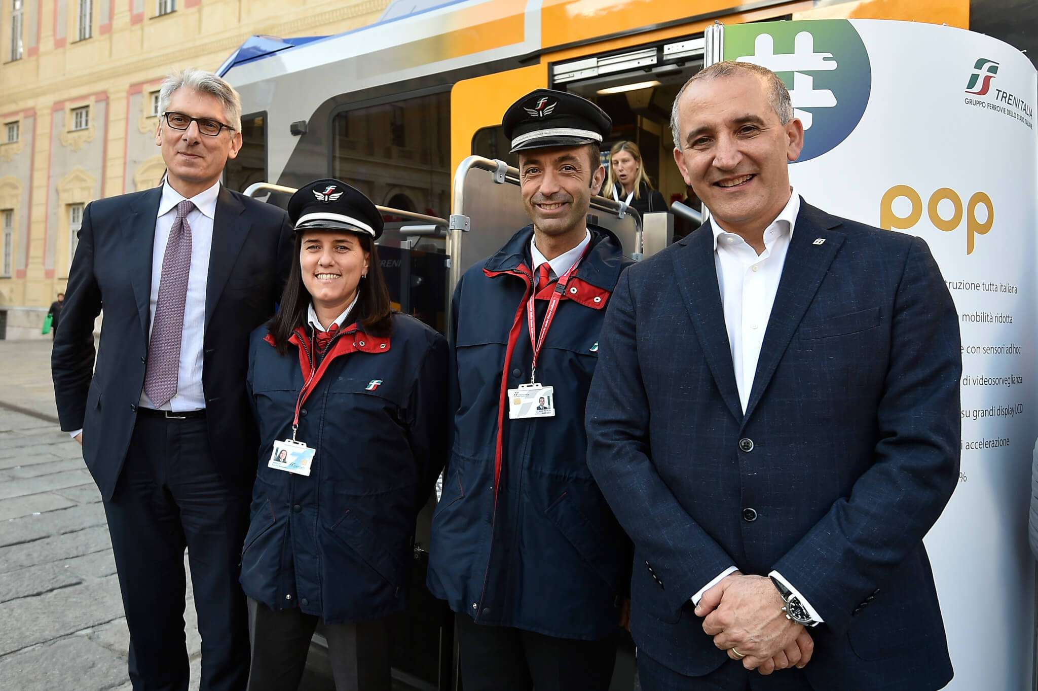 Tappa ligure del roadshow dei nuovi treni Rock e Pop del Trasporto Regionale di Trenitalia.