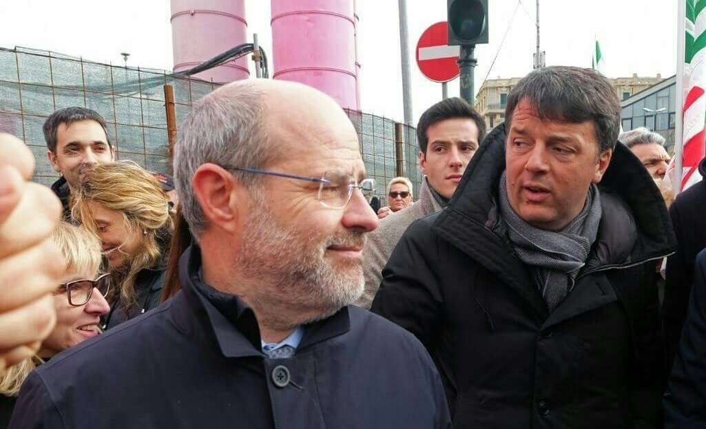 Sergio Pippo Rossetti e Matteo Renzi