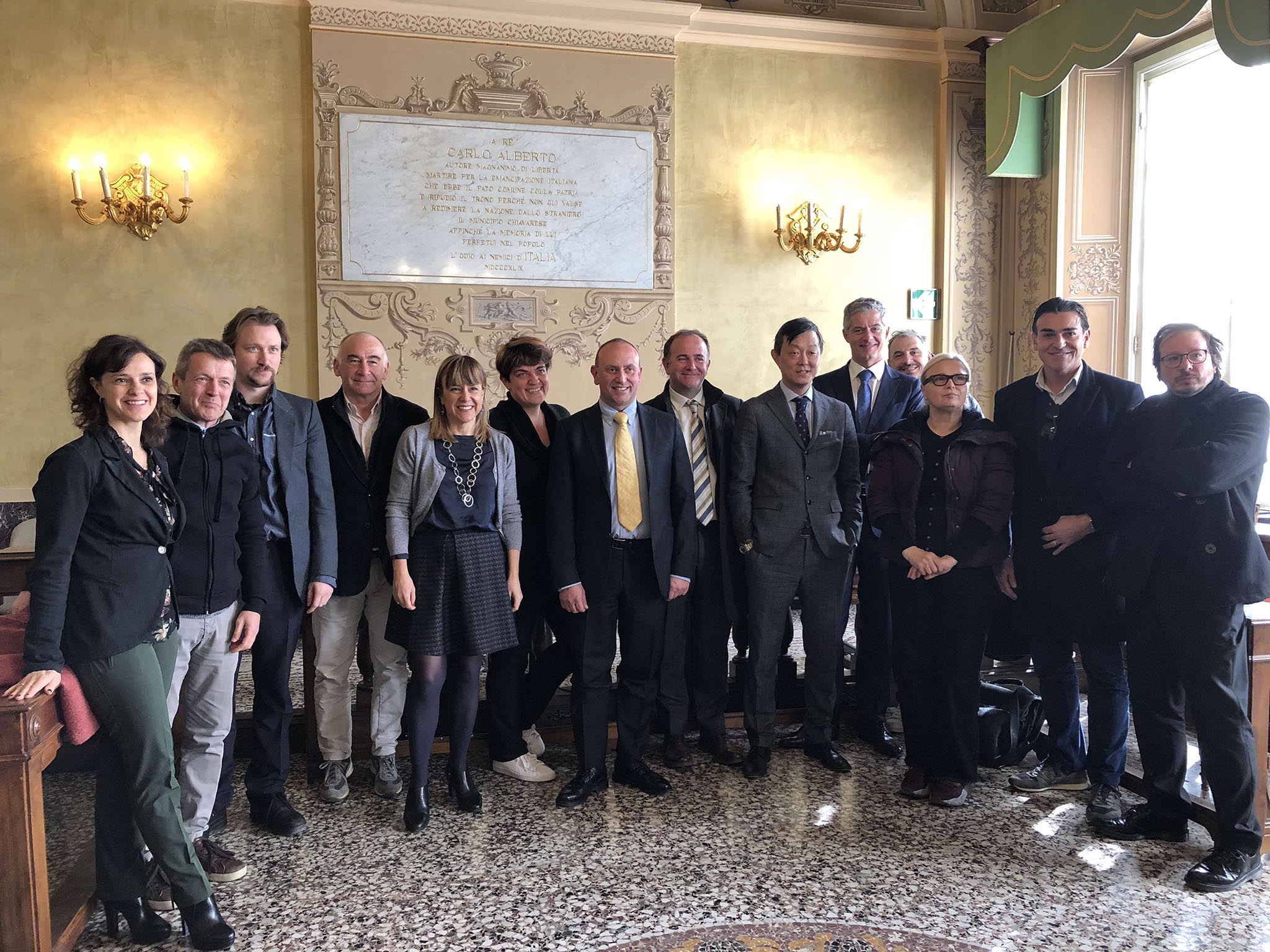 Foto di gruppo sindaci Tigullio