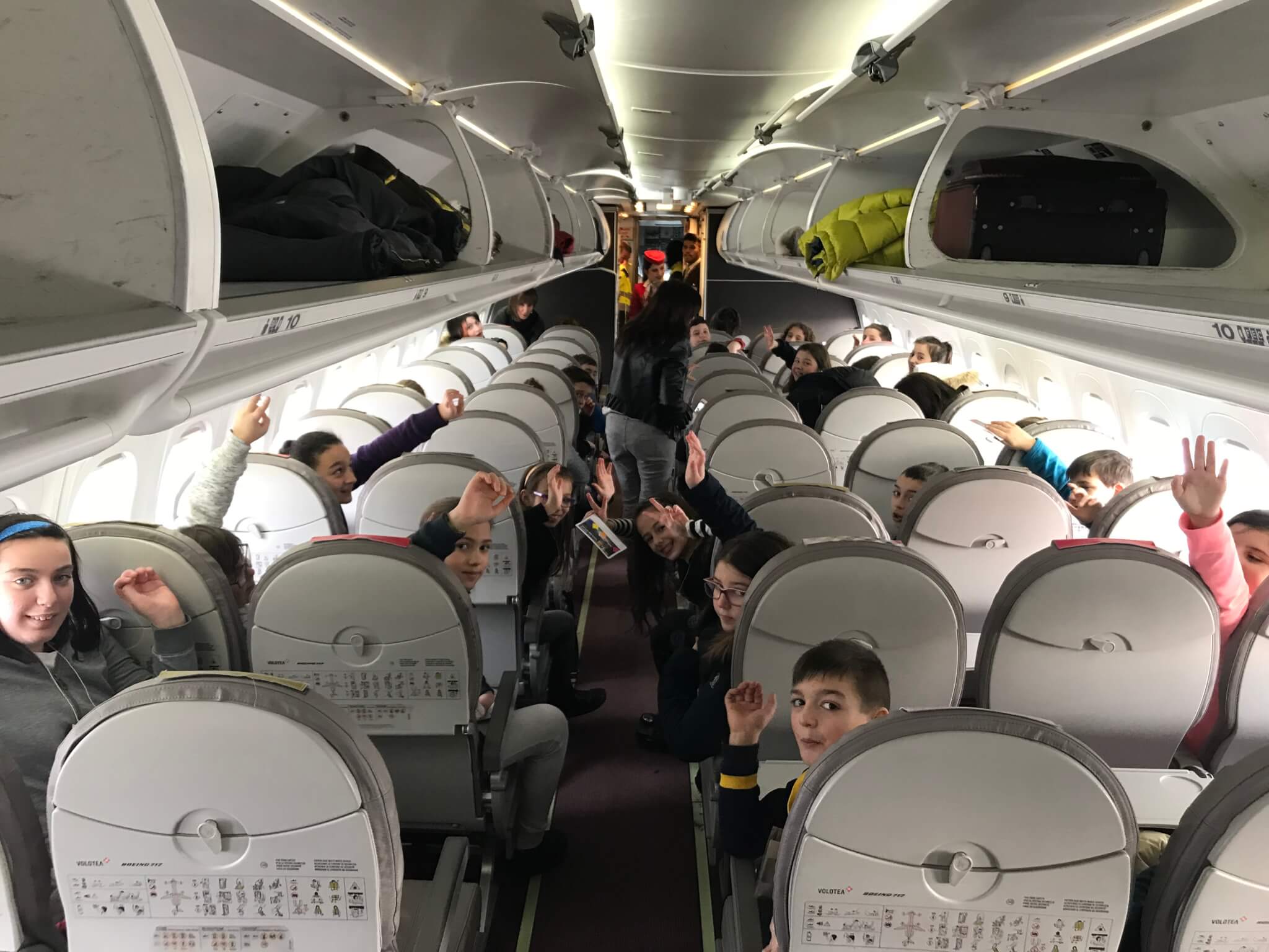 volotea bimbi saluto