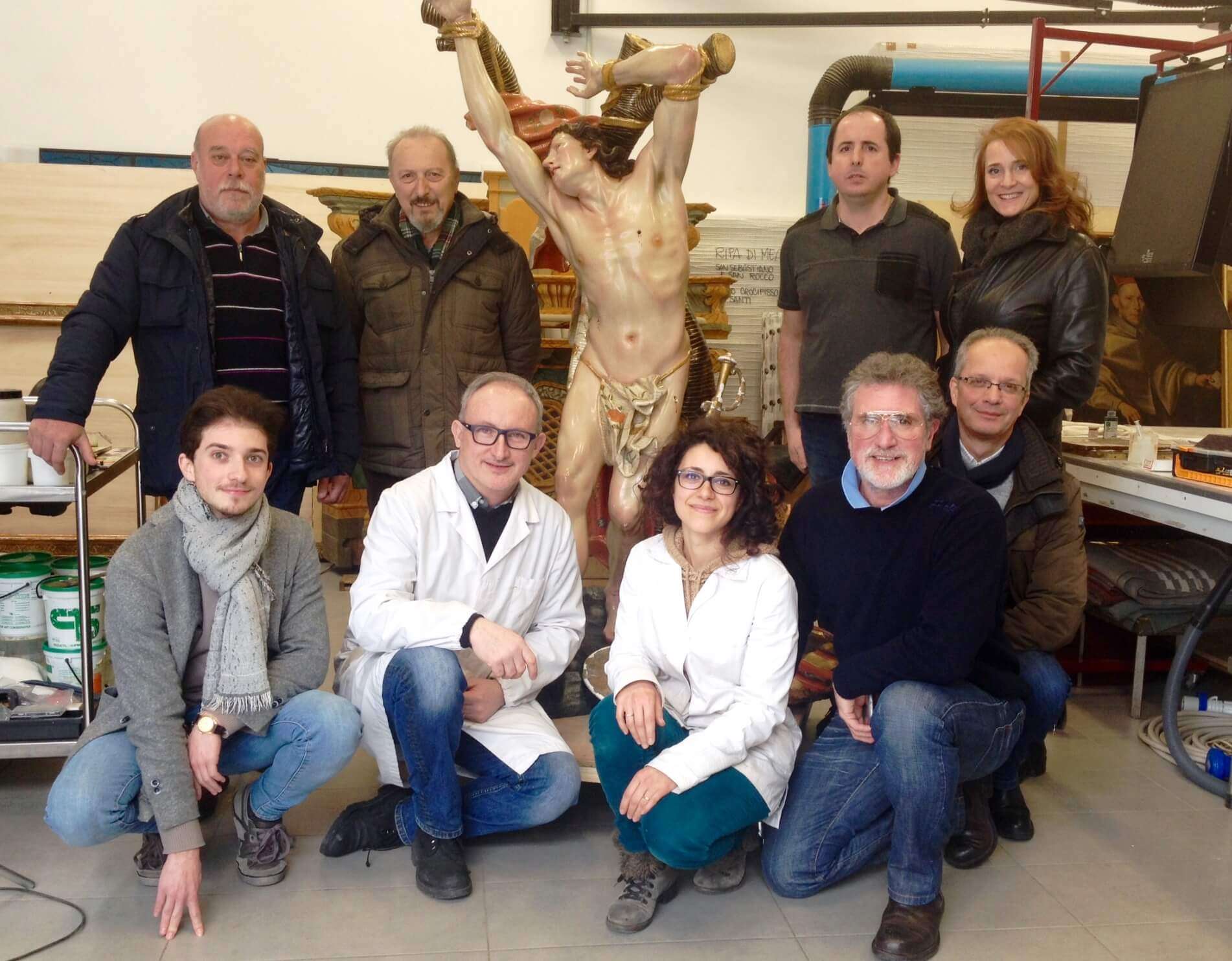 1_Maragliano e restauratori, Soprintendenza e Confraternita