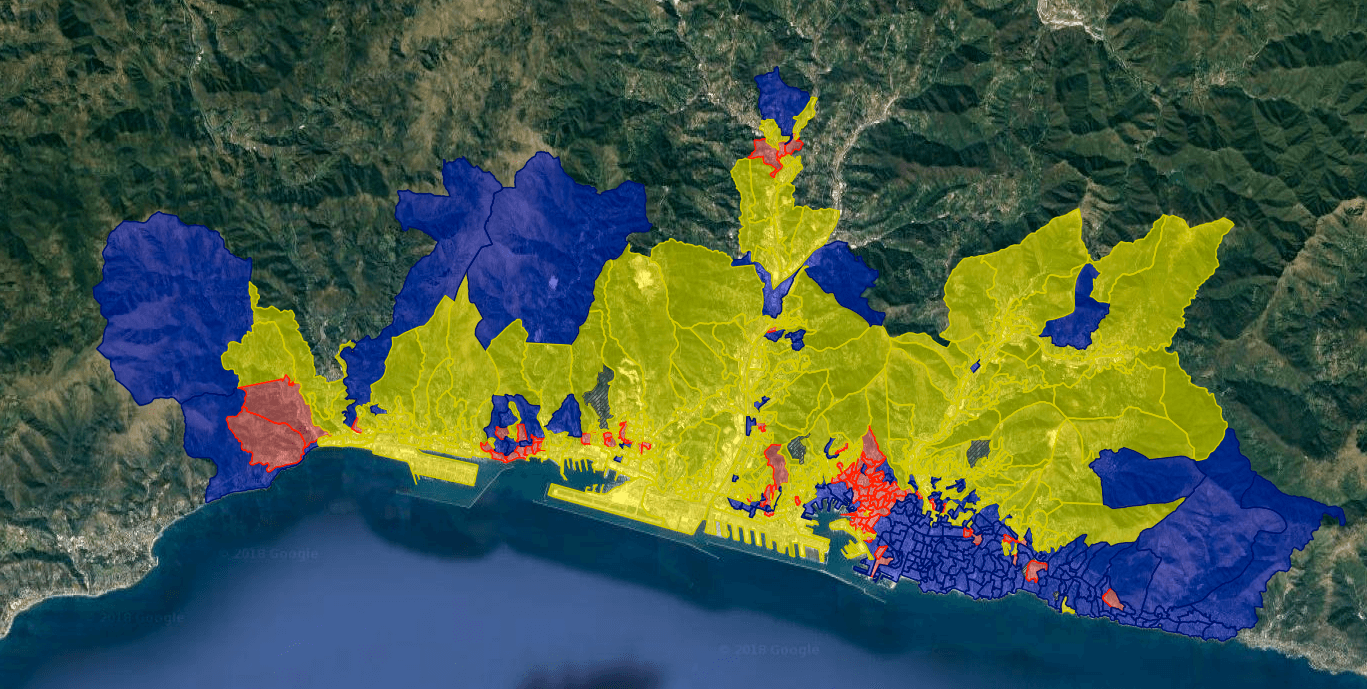 Geografia del voto a Genova