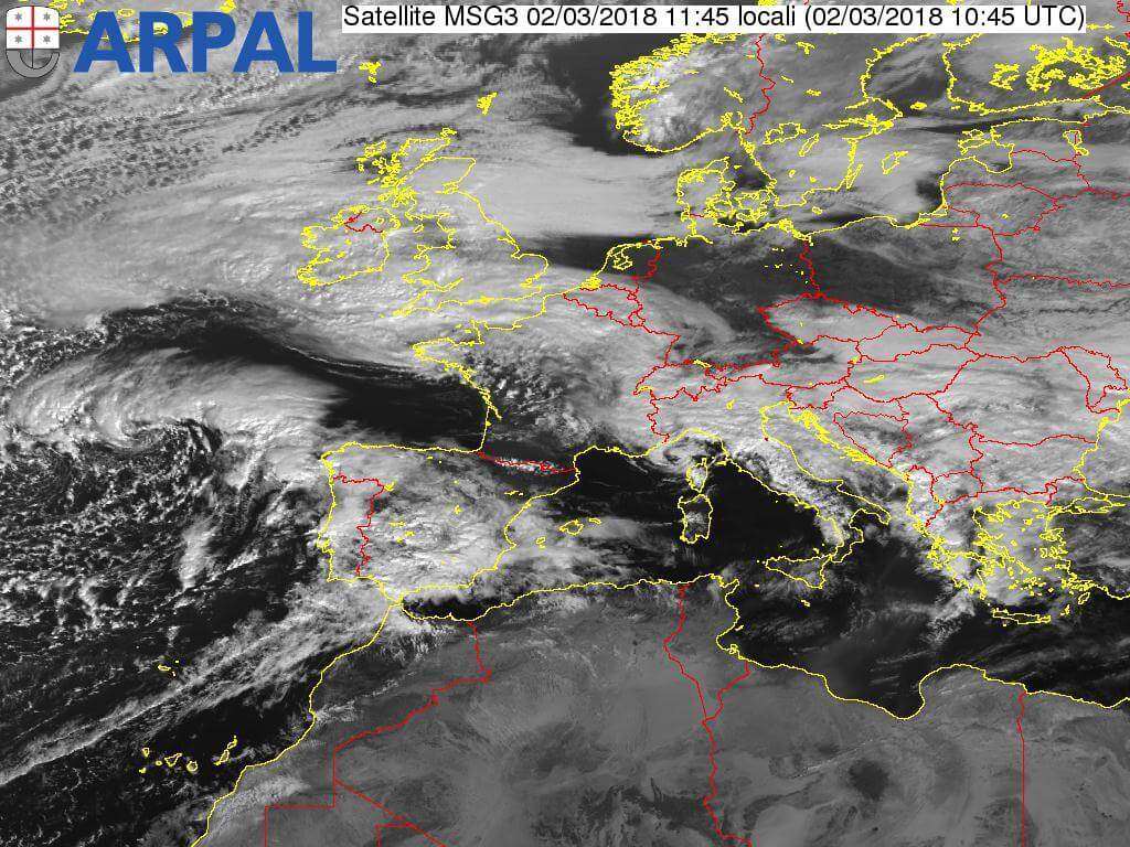 neve liguria satellite