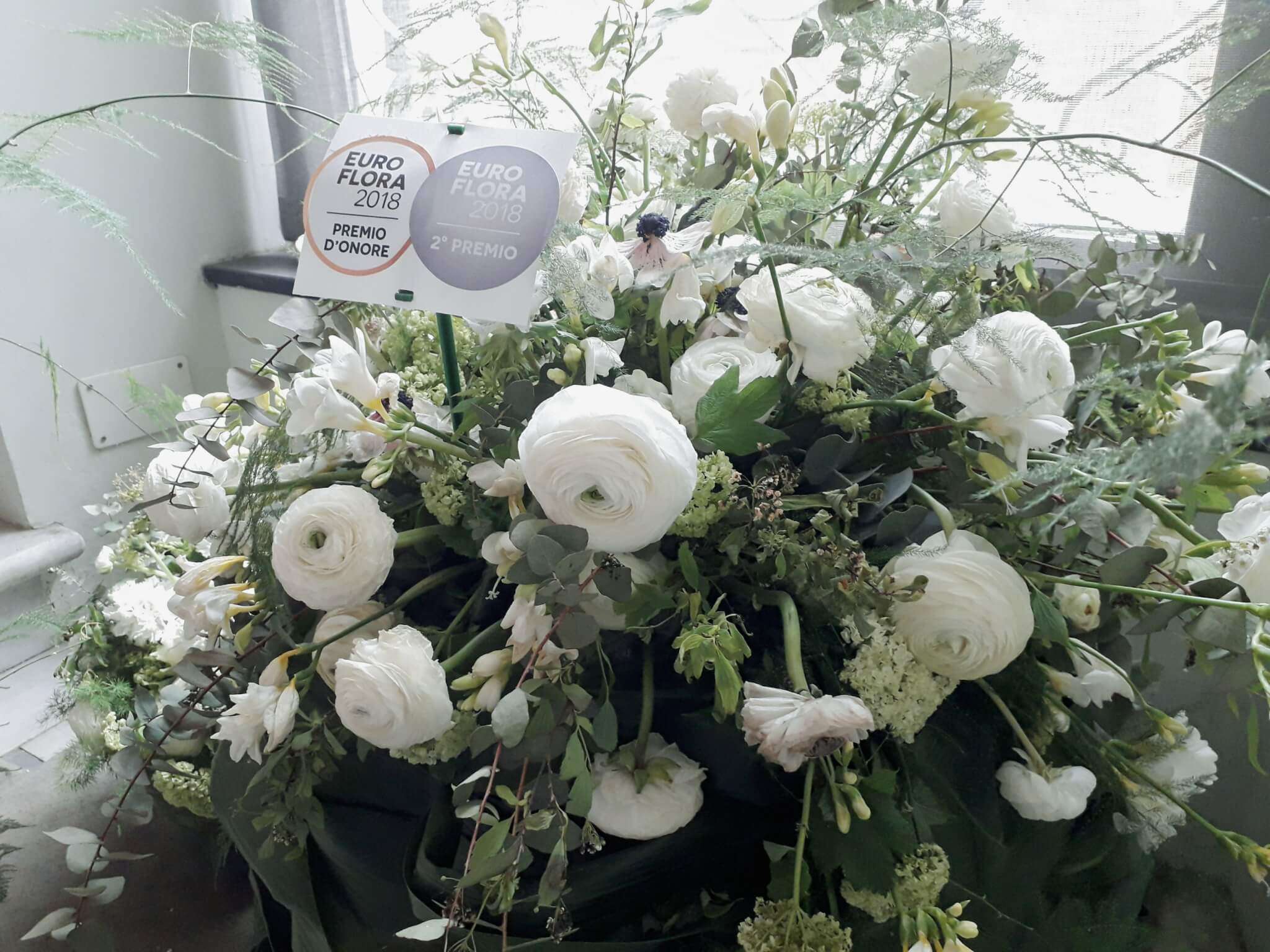 euroflora, composizione fiori recisi