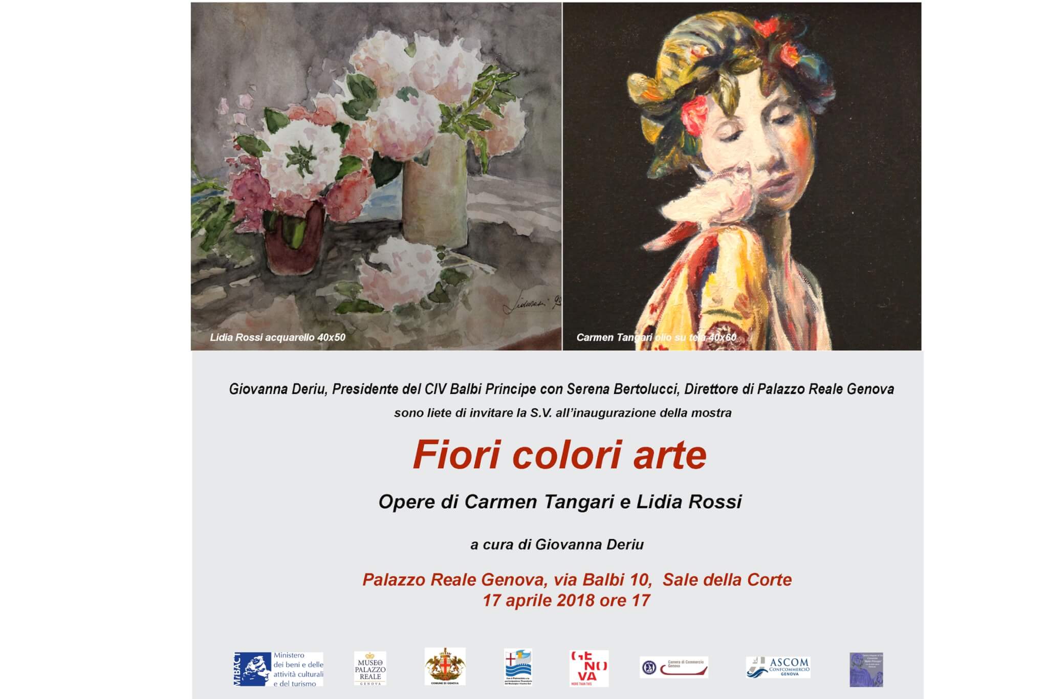 Invito Mostra floreale CIV Balbi