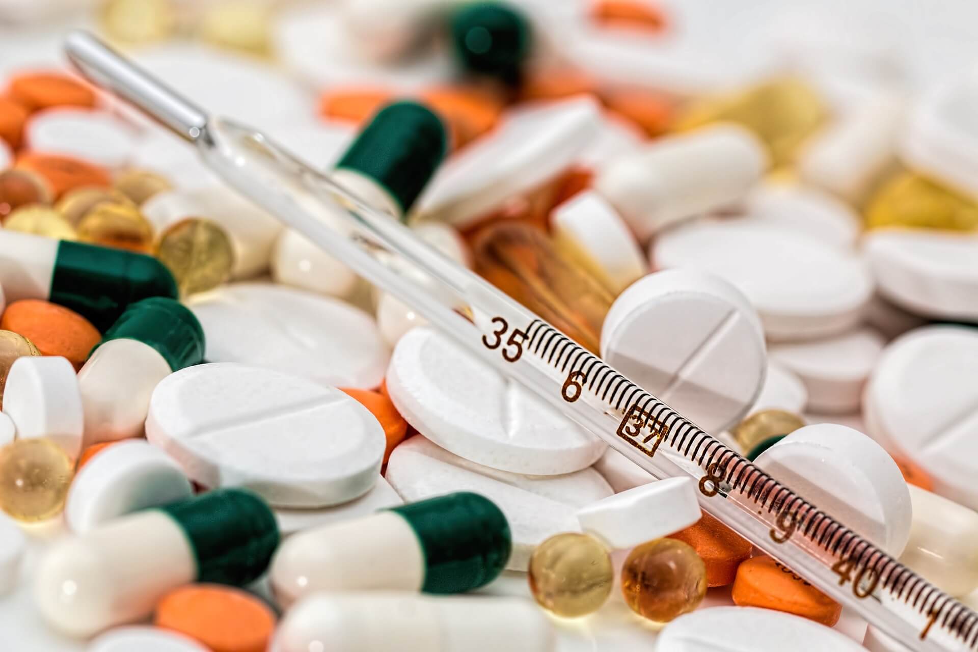 termometro, influenza, medicine