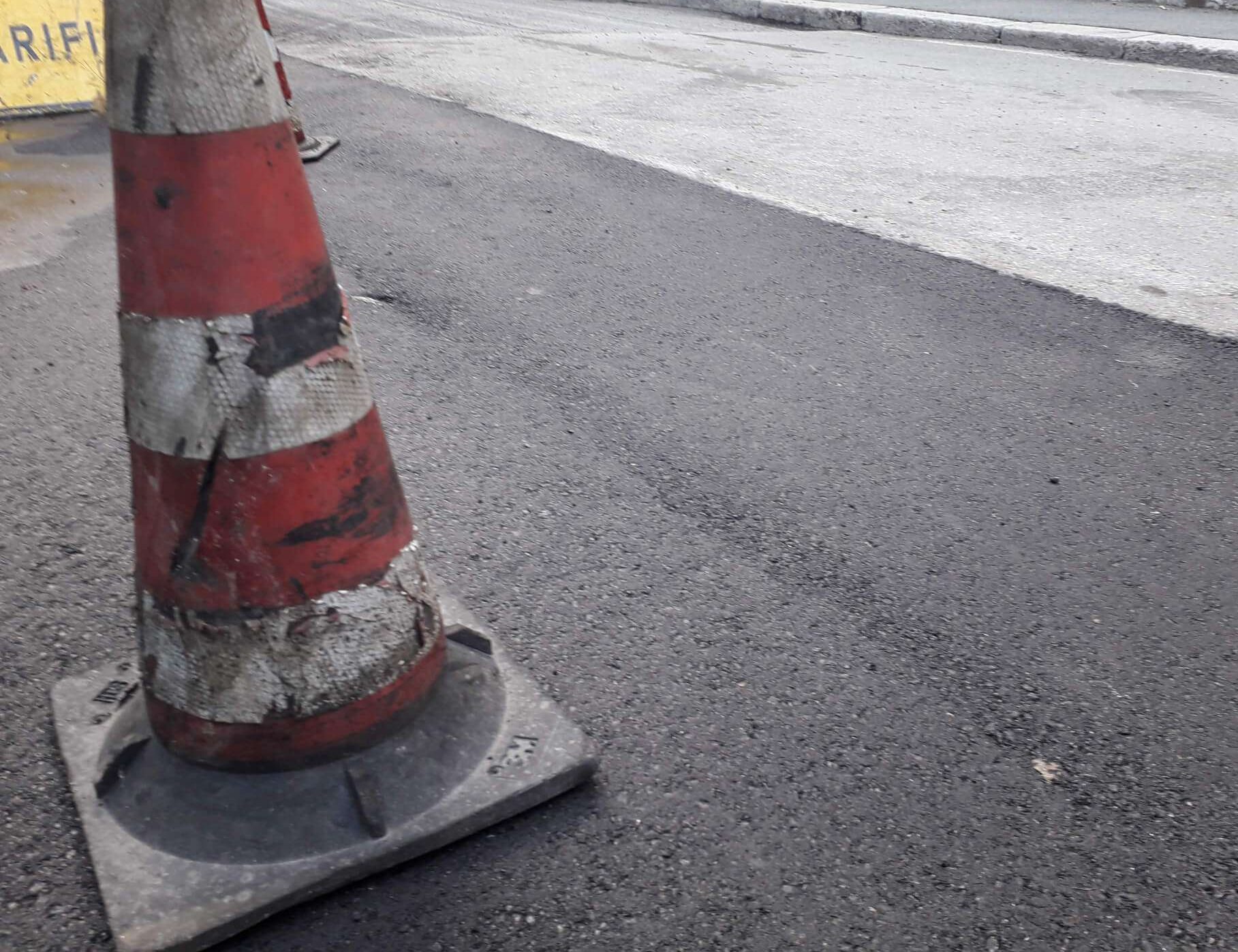 lavori intervento strada asfaltatura